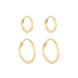 Kuzzoi  Ohrringe  Creolen Set Duo Basic 