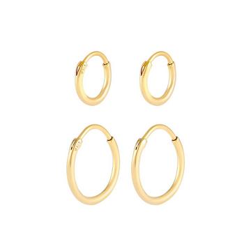 Ohrringe  Creolen Set Duo Basic