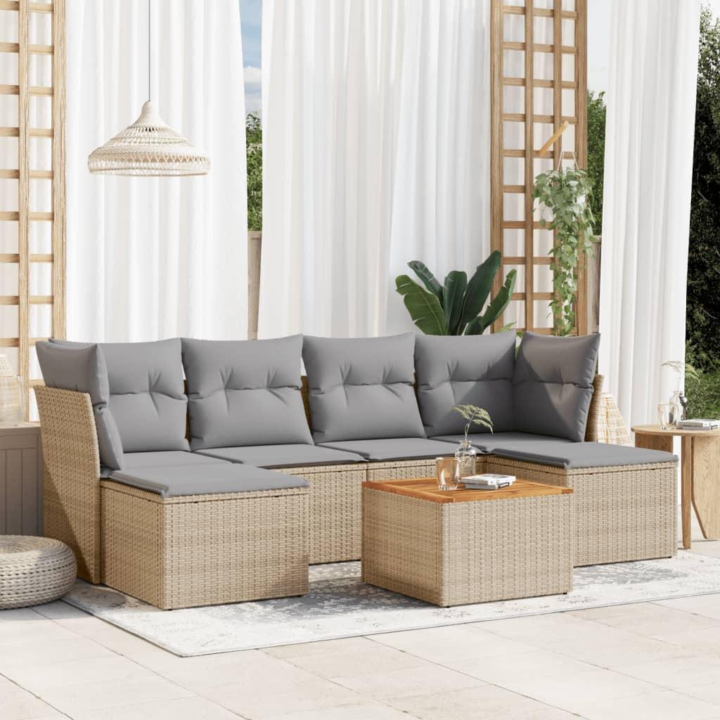 VidaXL Garten sofagarnitur poly-rattan  