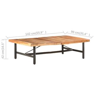 VidaXL Table basse bois d'acacia  