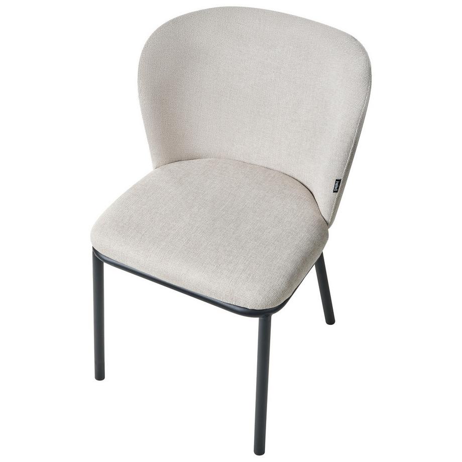 Beliani Set di 2 sedie da pranzo en Tessuto Minimalista ARTESIA  