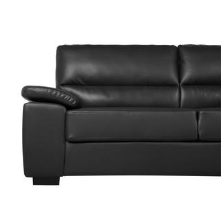 Beliani 3 Sitzer Sofa aus Kunstleder Retro VOGAR  