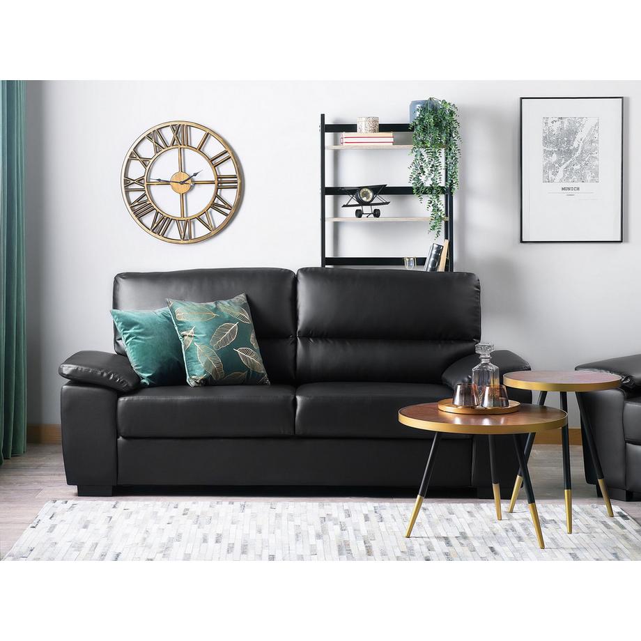 Beliani 3 Sitzer Sofa aus Kunstleder  VOGAR  