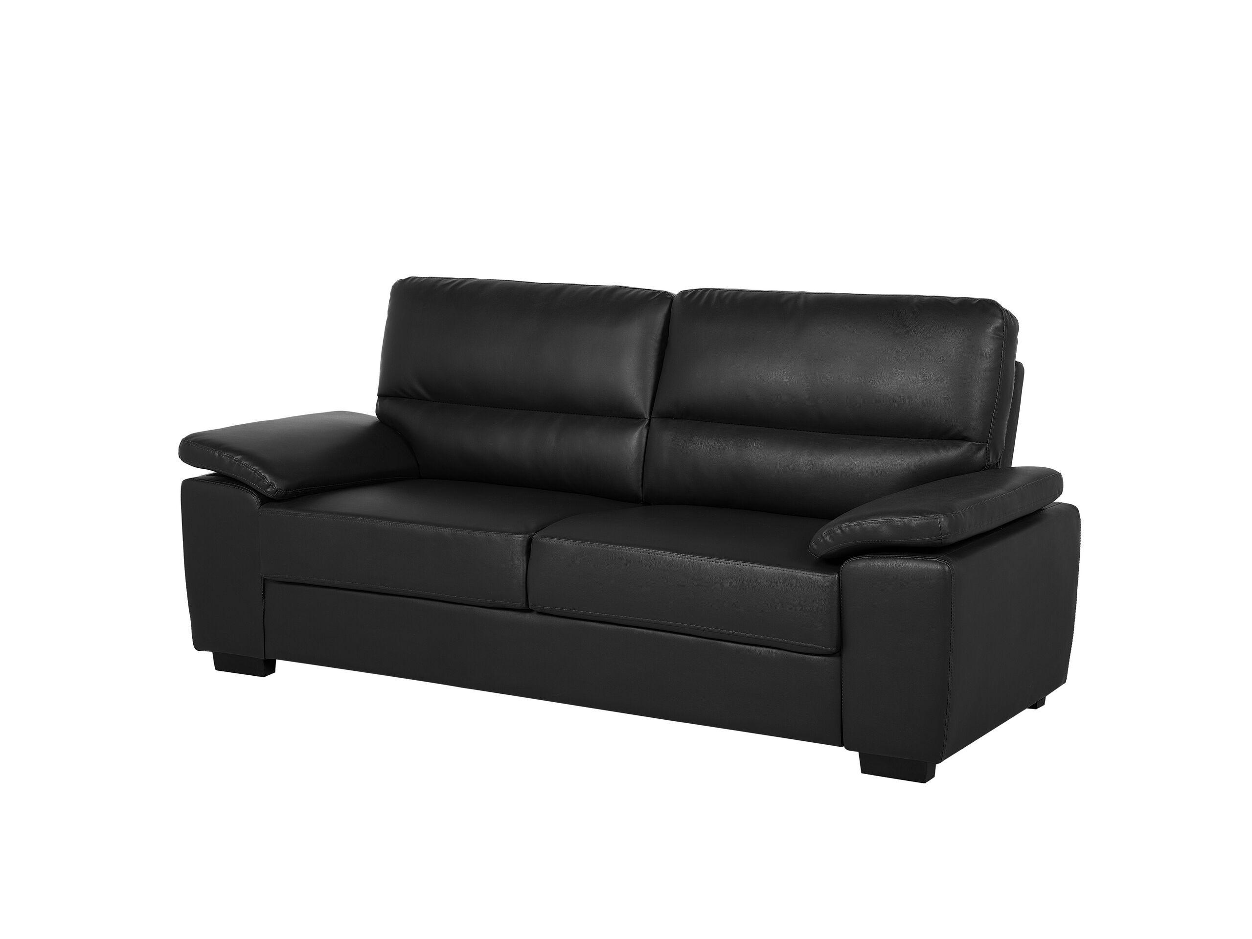 Beliani 3 Sitzer Sofa aus Kunstleder Retro VOGAR  