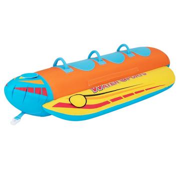 Banana boat per 3 persone Tubo trainabile con 3 sedili imbottiti in EVA e maniglie 252 x 108 x 51 cm
