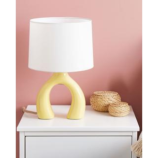 Beliani Lampe à poser en Céramique Moderne ABBIE  