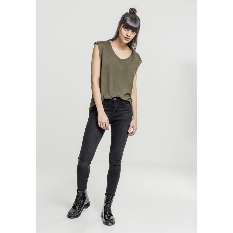 URBAN CLASSICS Zip Hilo T-Shirt  