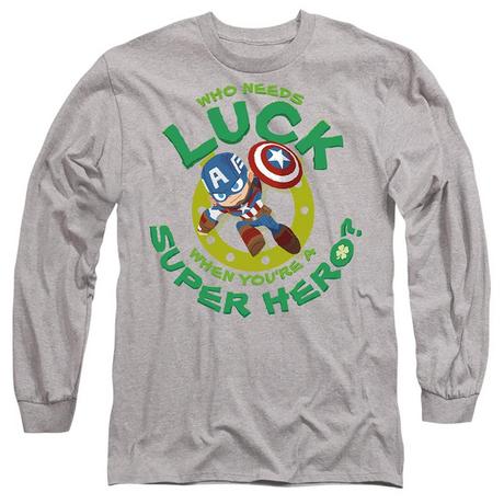 CAPTAIN AMERICA St Patrick's Day Lucky T-Shirt  