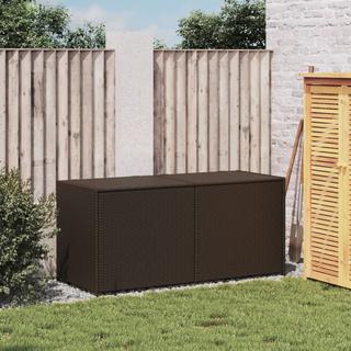 VidaXL Boîte de rangement de jardin rotin synthétique  