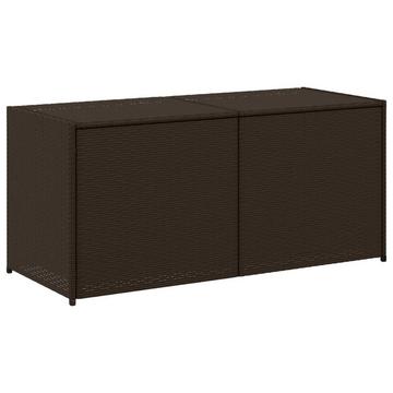 Gartentruhe poly-rattan