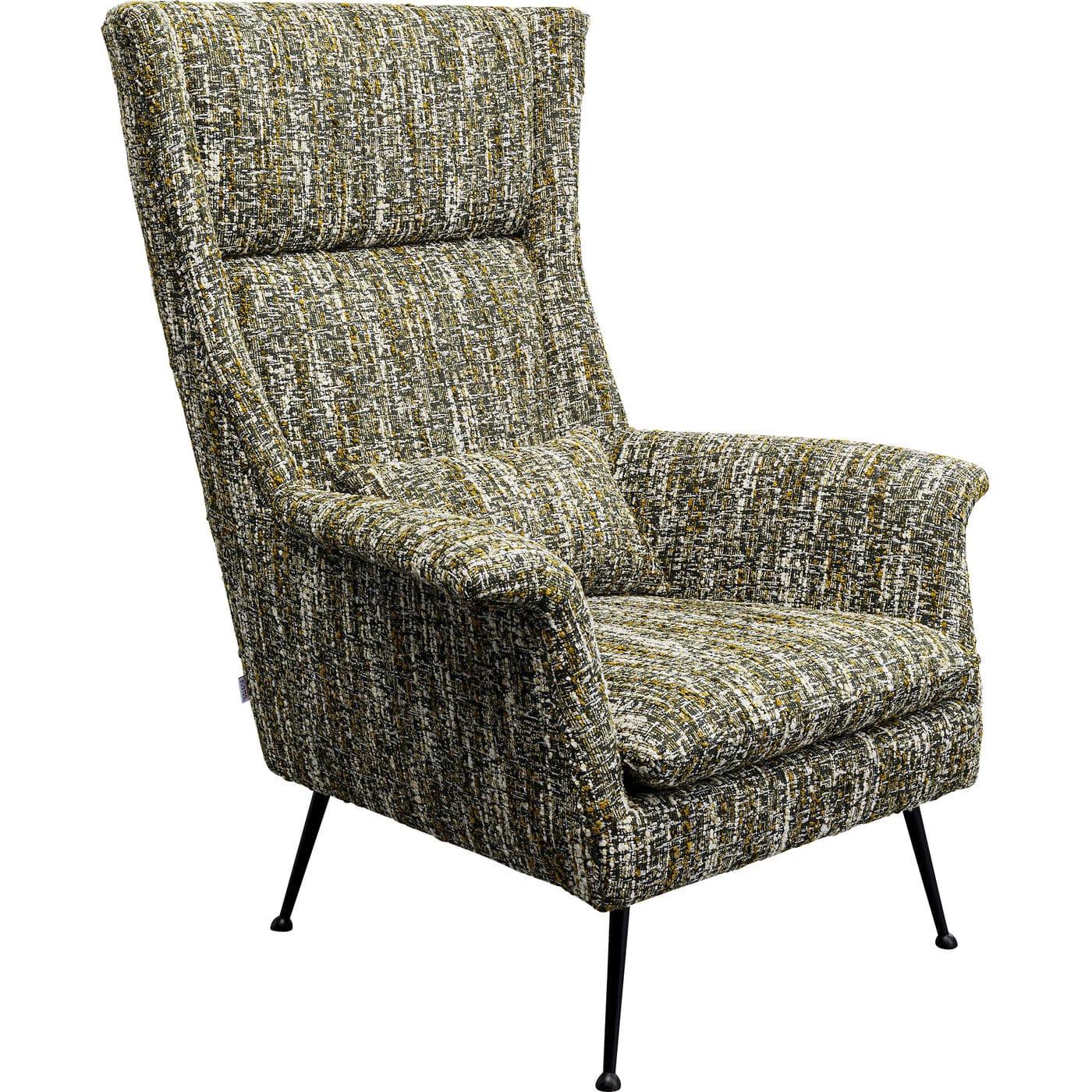 KARE Design Fauteuil Vegas Forever vert mélangé  