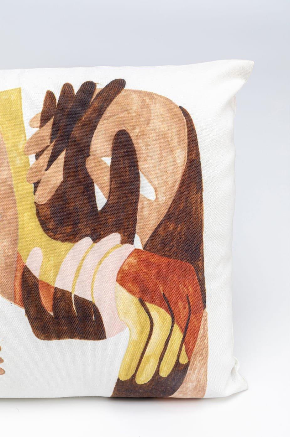 KARE Design Coussin Mains Artistique 50x30  