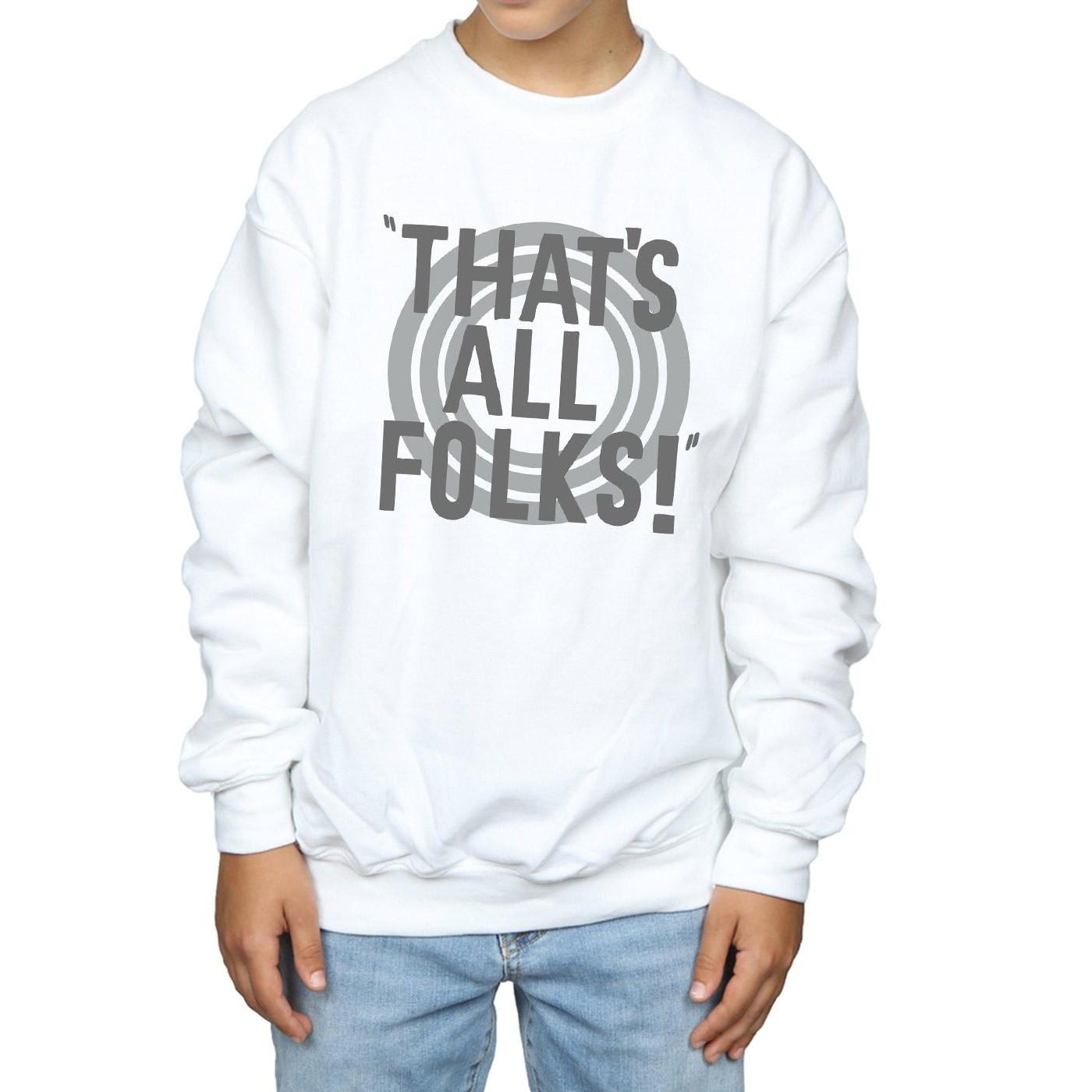 LOONEY TUNES  Sweat THAT´S ALL FOLKS TEXT 