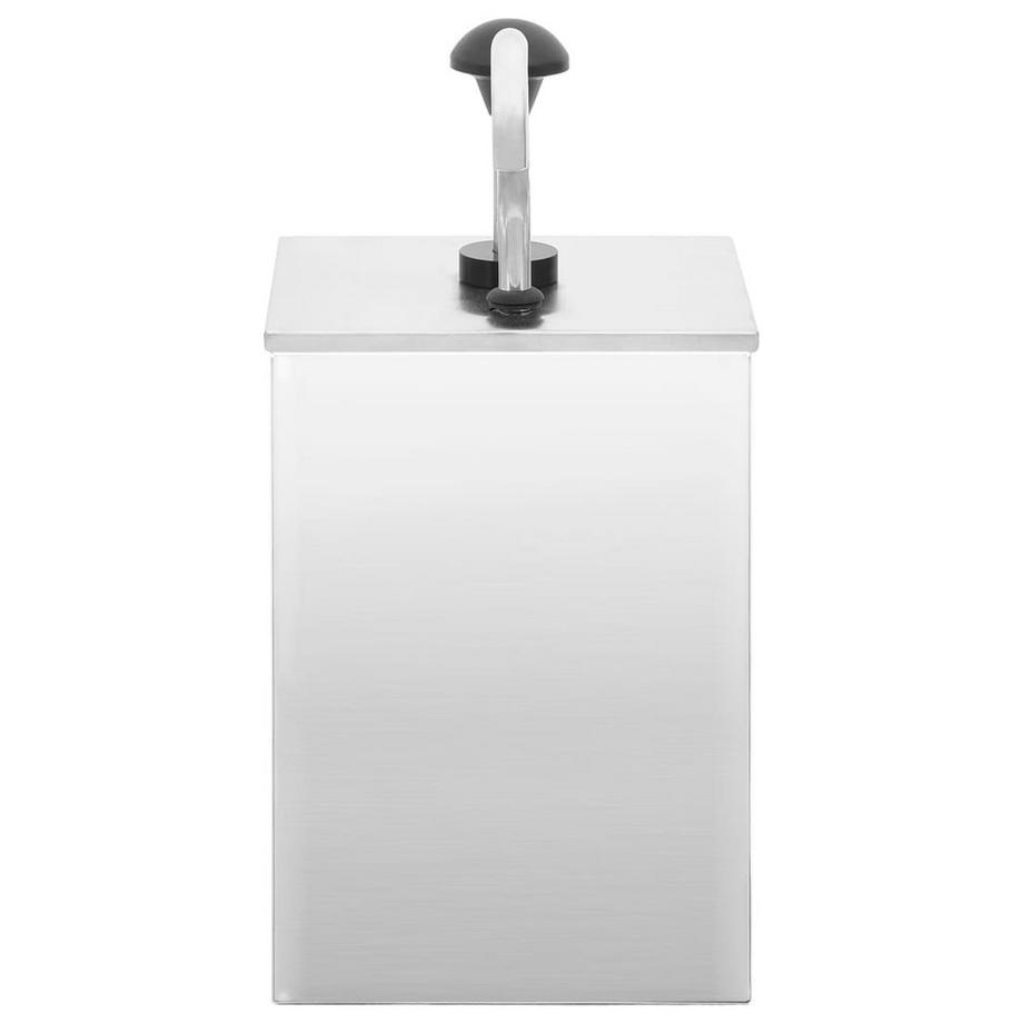 VidaXL Distributeur de sauces acier inoxydable acier  