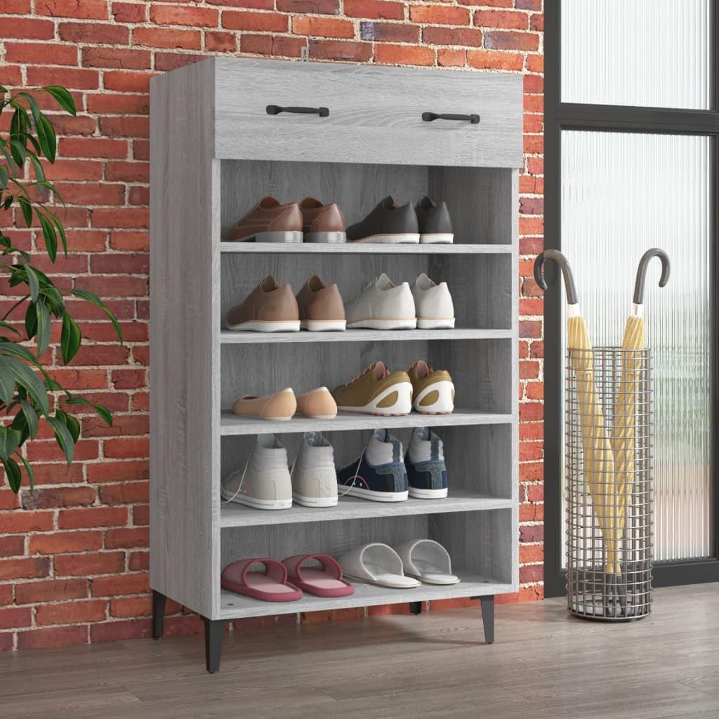 VidaXL Armoire à chaussures bois d'ingénierie  