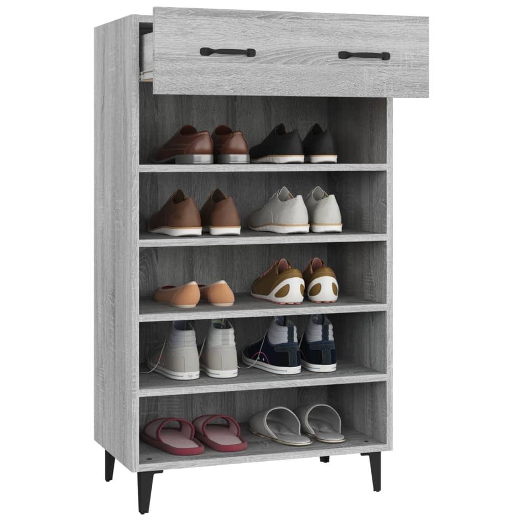 VidaXL Armoire à chaussures bois d'ingénierie  