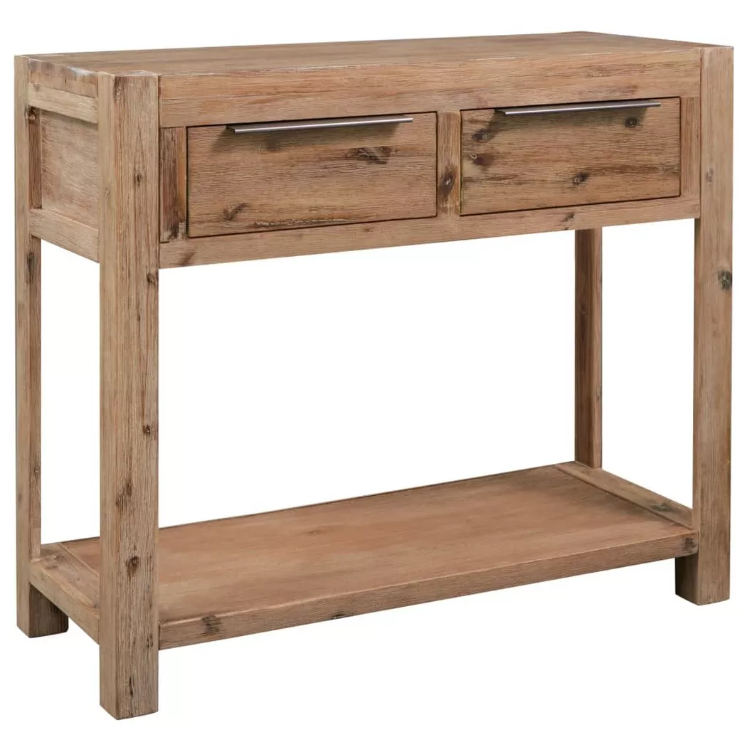 Table console 82x33x73 cm Bois d'acacia massif Vidaxl