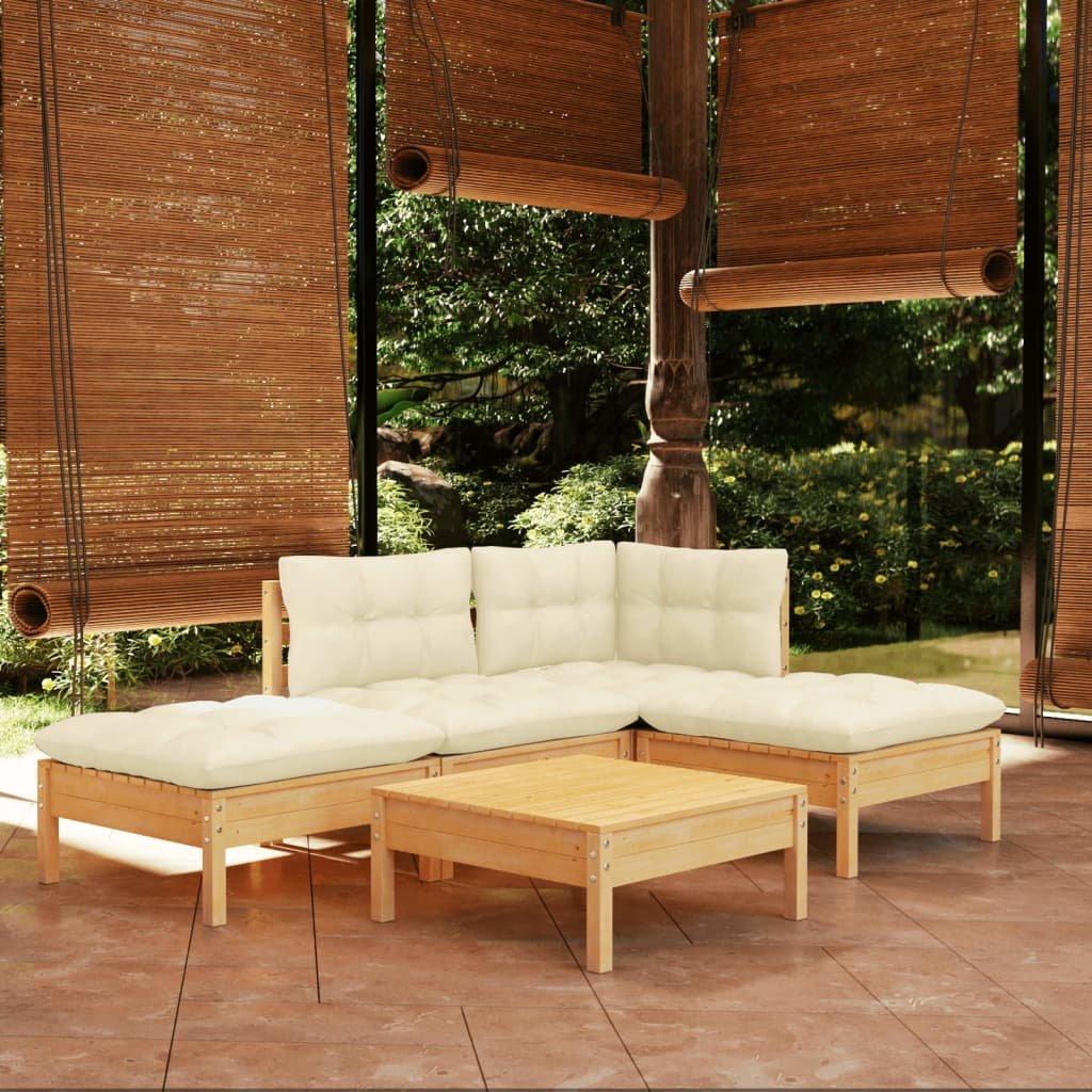 VidaXL Garten-lounge-set kiefernholz  