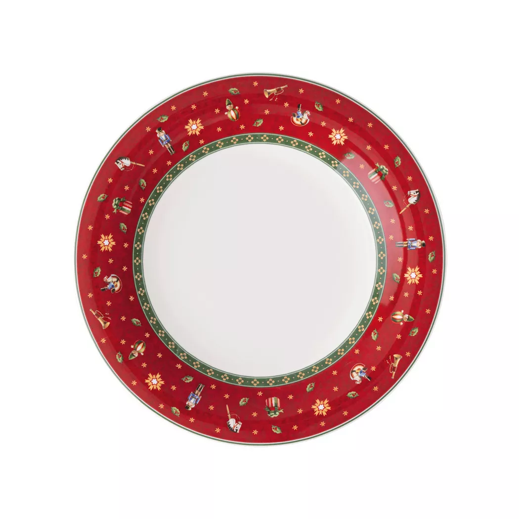 Villeroy & Boch Speiseteller "Speiseteller Toys Delight ø 26,8 cm rot"