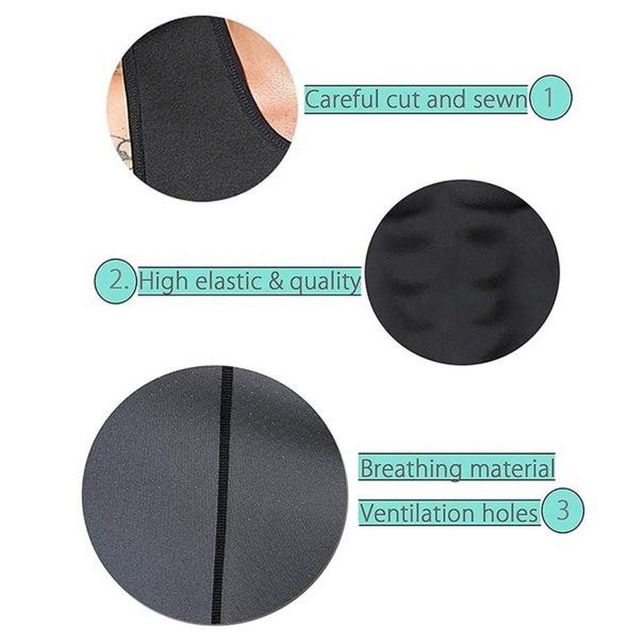 eStore  Haut d'entraînement avec effet sauna - Noir 5XL 