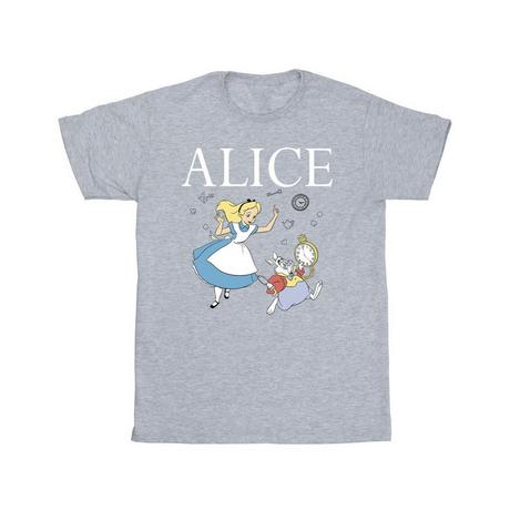 Disney  Tshirt ALICE IN WONDERLAND FOLLOW THE RABBIT 