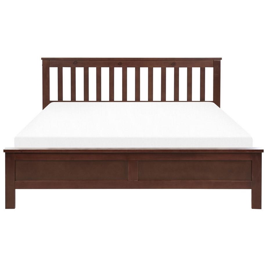 Beliani Letto con rete a doghe en Legno di pino Classico MAYENNE  