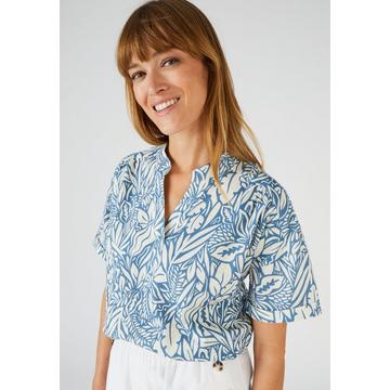 Blouse *mélange lin.