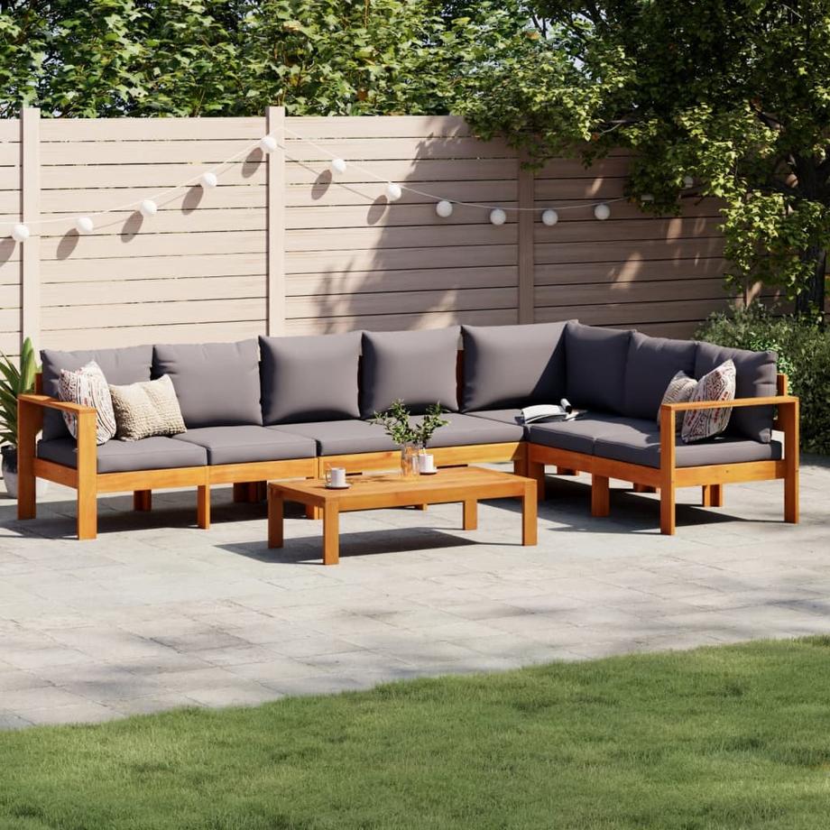 VidaXL set salotto da giardino Legno  