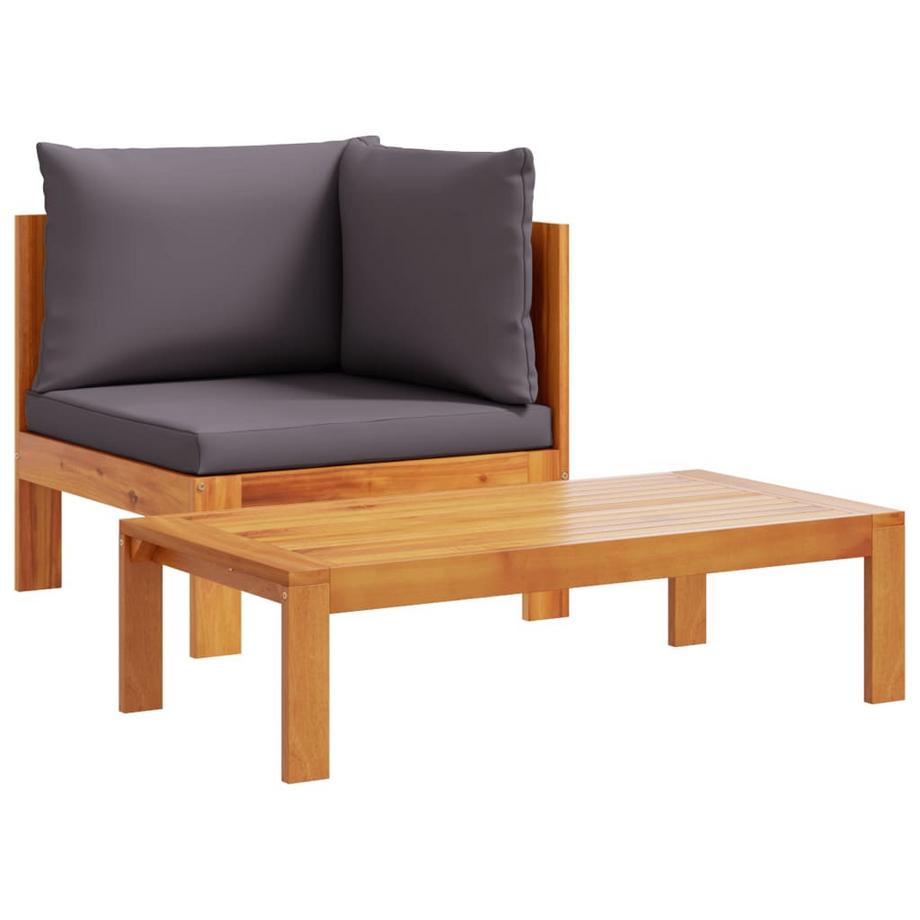 VidaXL set salotto da giardino Legno  