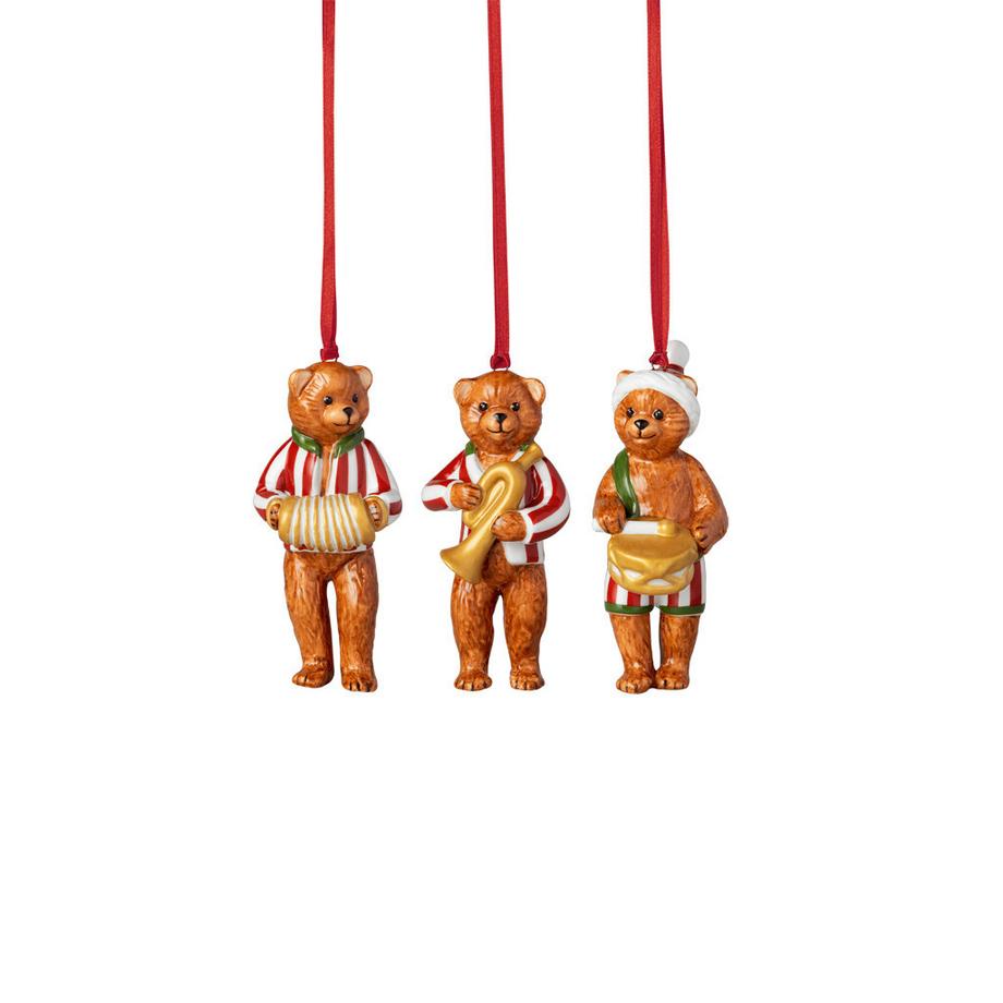 Ornements ours, 3 pièces Nostalgic Ornaments