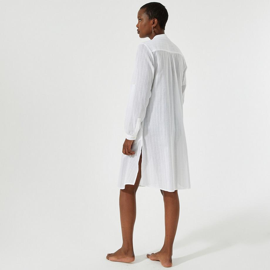 La Redoute Collections Langarm Tunika mit Knopfleiste  