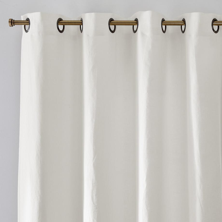 La Redoute Intérieurs  Rideau occultant lin lavé à oeillets Onega 