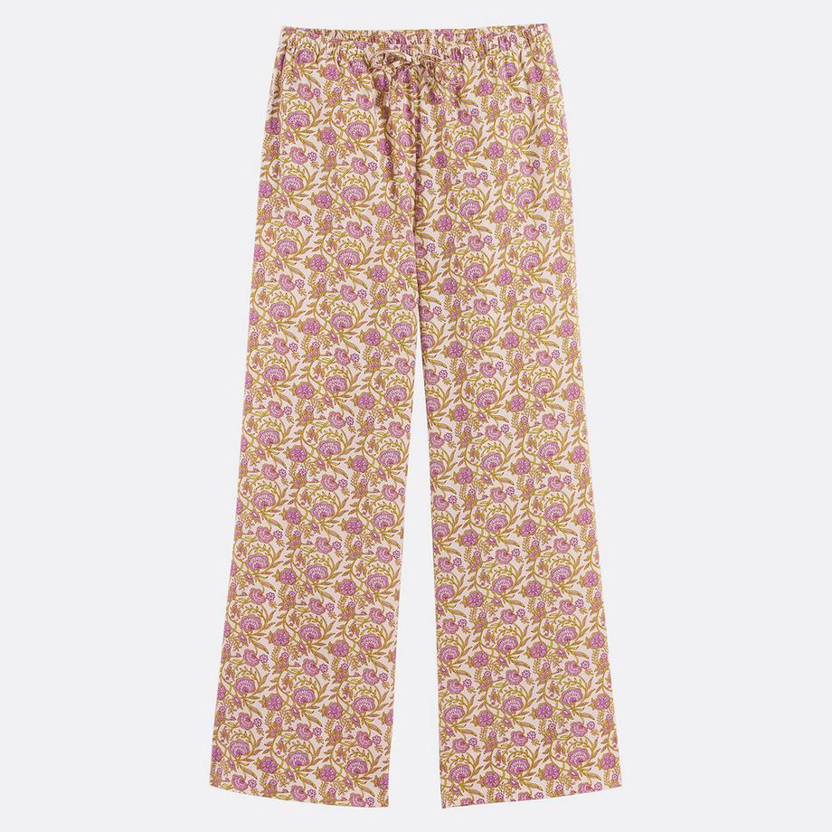 La Redoute Collections Pyjamahose mit Blumenmuster  