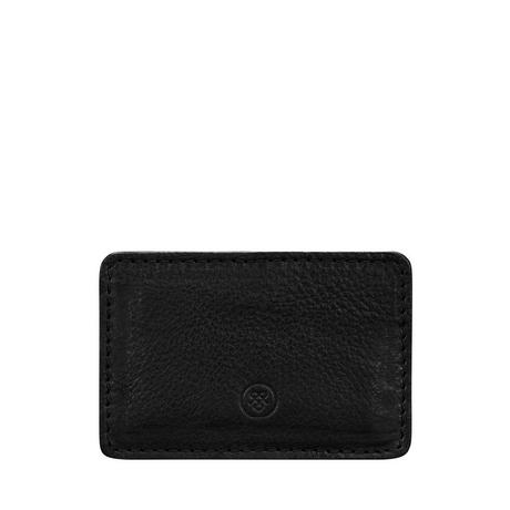 Maxwell Scott  L'Alberi grainé Porte-cartes en cuir grainé souple 