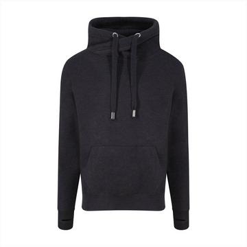 Cross Neck Kapuzenpullover