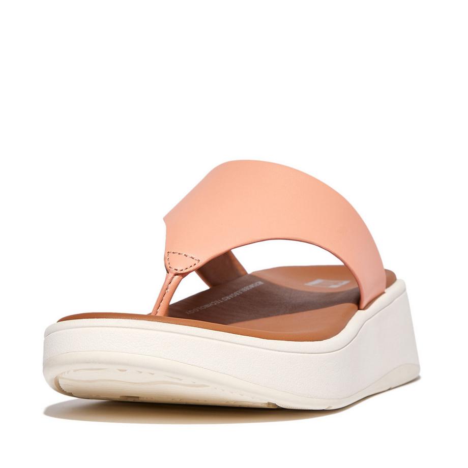 Fitflop F-Mode Flatform Sandali in Pelle  