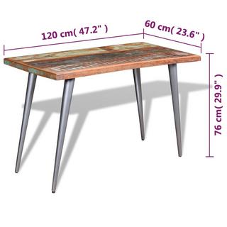 VidaXL Table à manger bois  