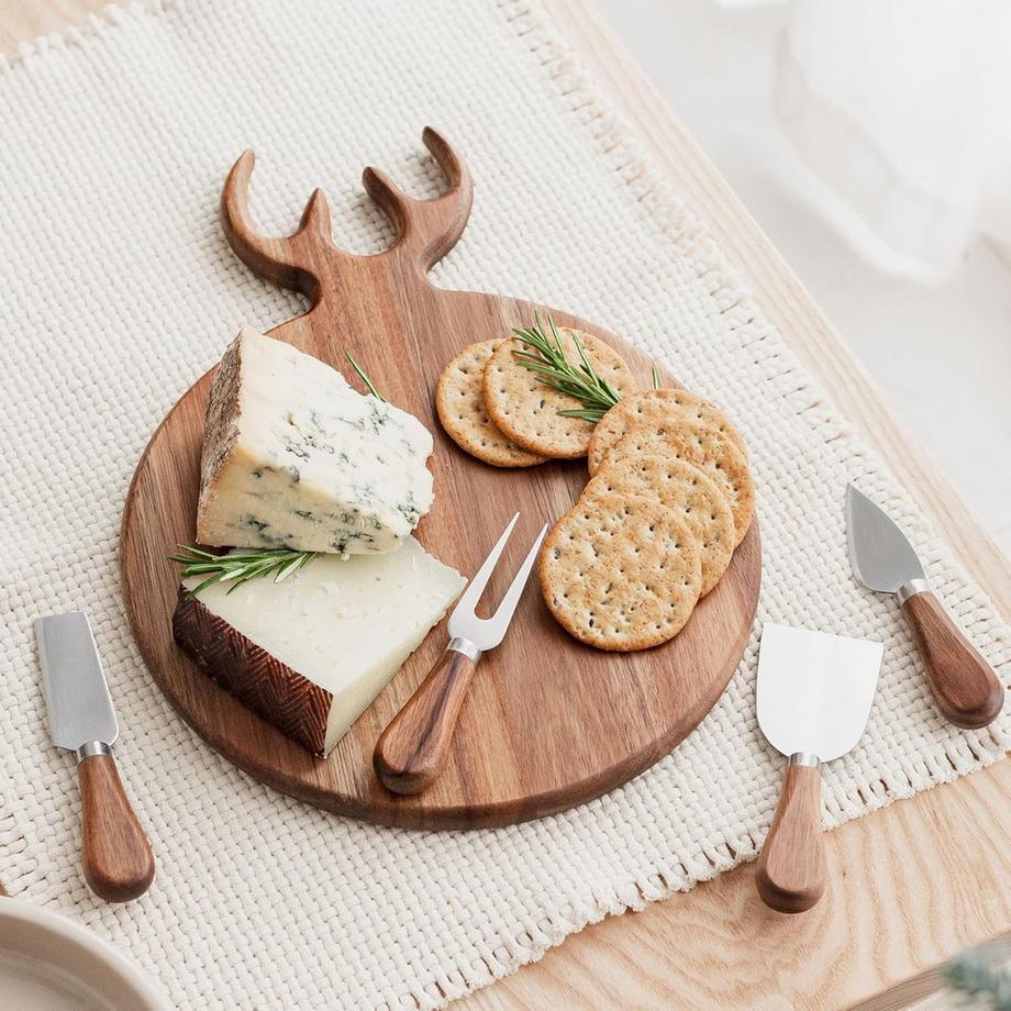 Uberstar Plateau de service cerf naturel  