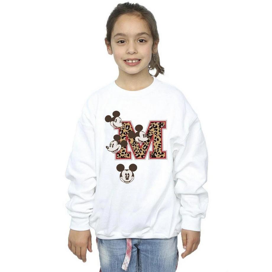 MICKEY MOUSE Leopard Print Sweatshirt  