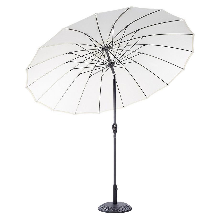 Beliani Ombrellone da esterno en Tessuto BAIA  