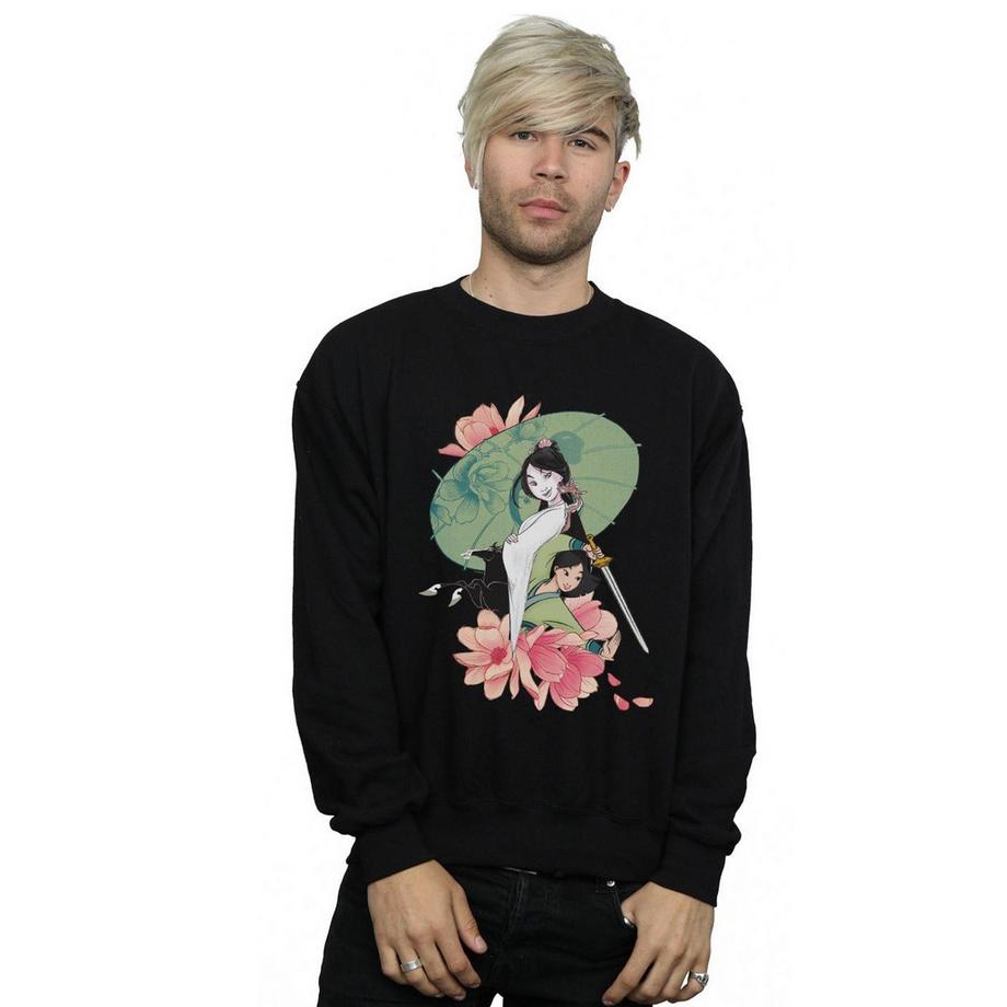 Disney Mulan Sweatshirt Imprimé Floral  