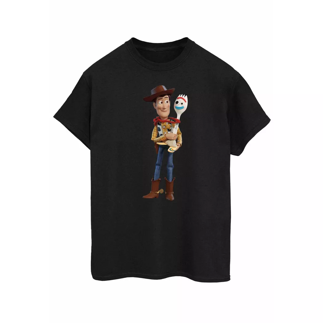 Disney - Toy Story 4 TShirt, für Damen, Schwarz, Größe XL