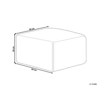 Beliani Pouf en Iuta Retrò DEEPOR  