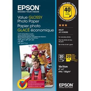 EPSON EPSON Value Photo Paper 10x15cm S400044 InkJet 183g 2x20 Blatt  