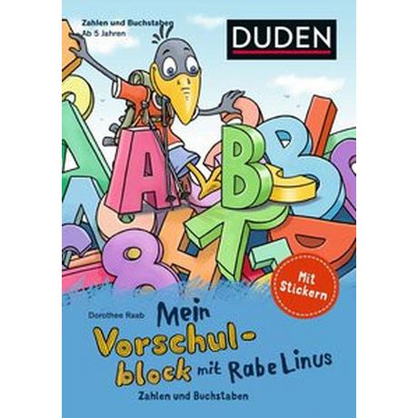 Mein Vorschulblock mit Rabe Linus (3) Raab, Dorothee; Leuchtenberg, Stefan (Illustrationen); Leberer, Sigrid (Illustrationen); Abel, Bettina (Illustrationen) Gebundene Ausgabe 