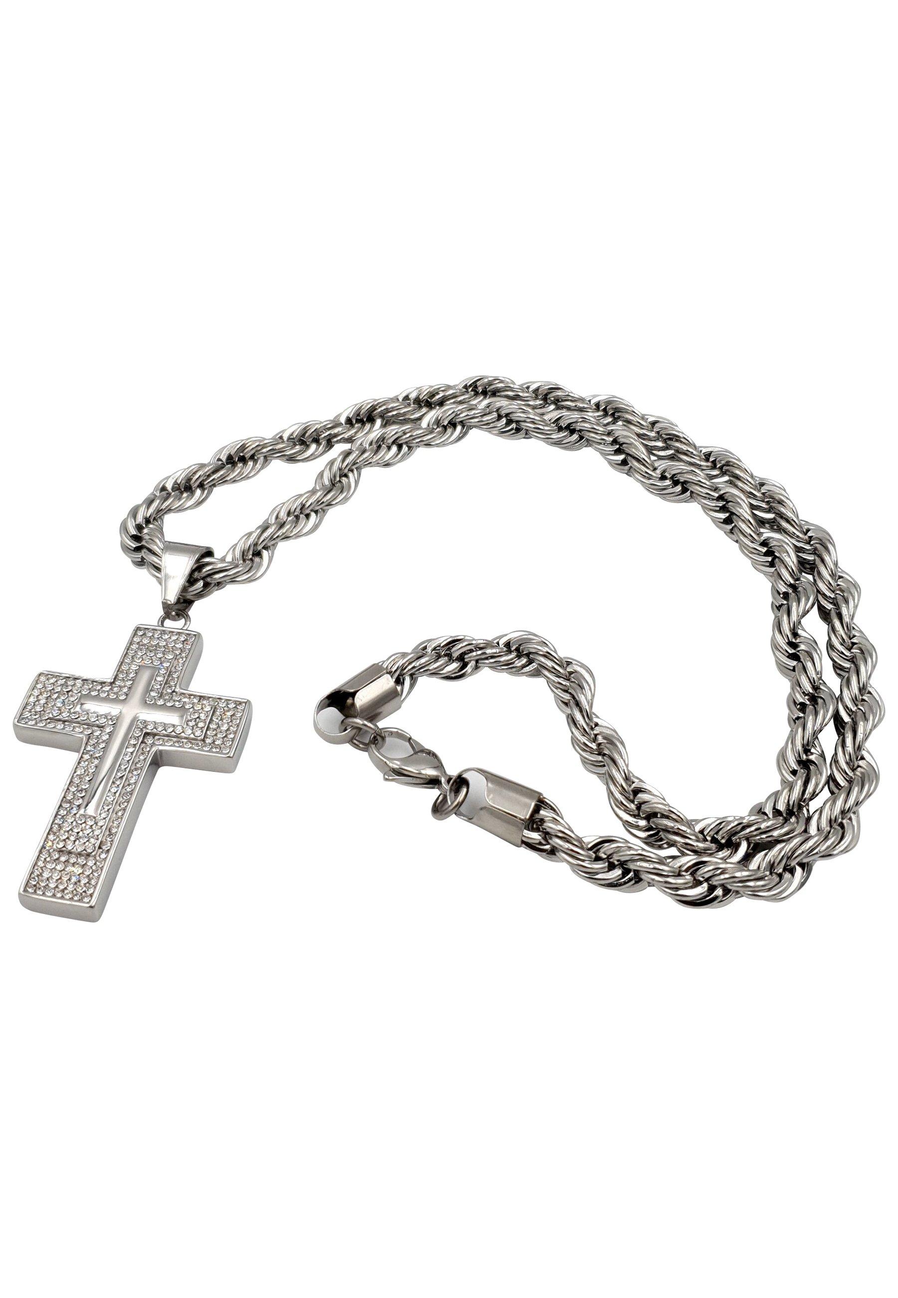 HEBE JEWELS  Chaîne Big Cross, HIP-HOP-STYLE 