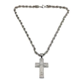 HEBE JEWELS  Chaîne Big Cross, HIP-HOP-STYLE 