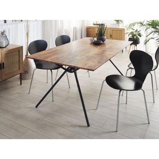 Beliani Table de repas en MDF Moderne AMSTERDAM  