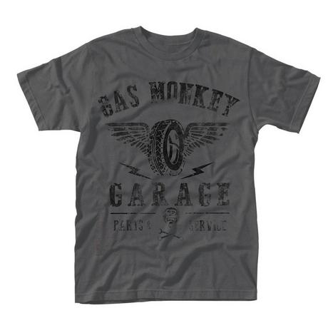 Gas Monkey Garage  Tshirt TYRES PARTS SERVICE 