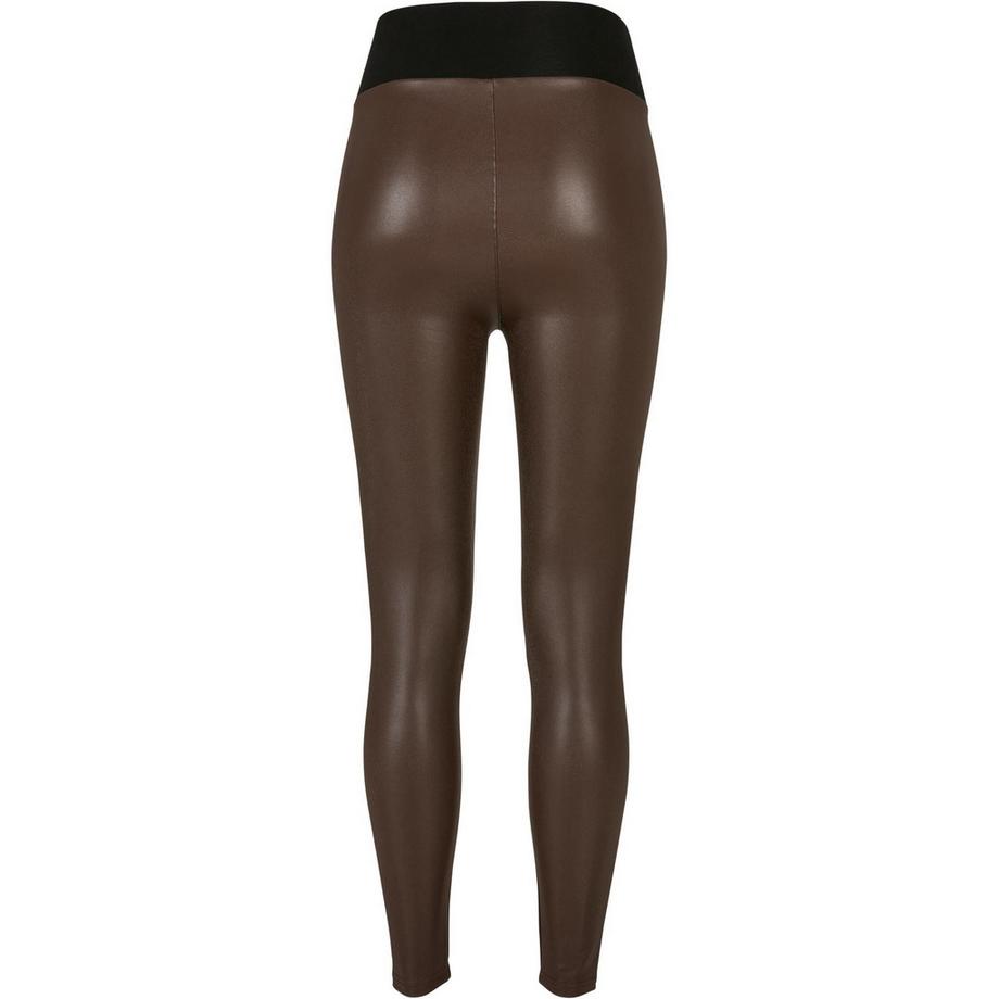 URBAN CLASSICS Leggings Vita Alta Ecopelle  